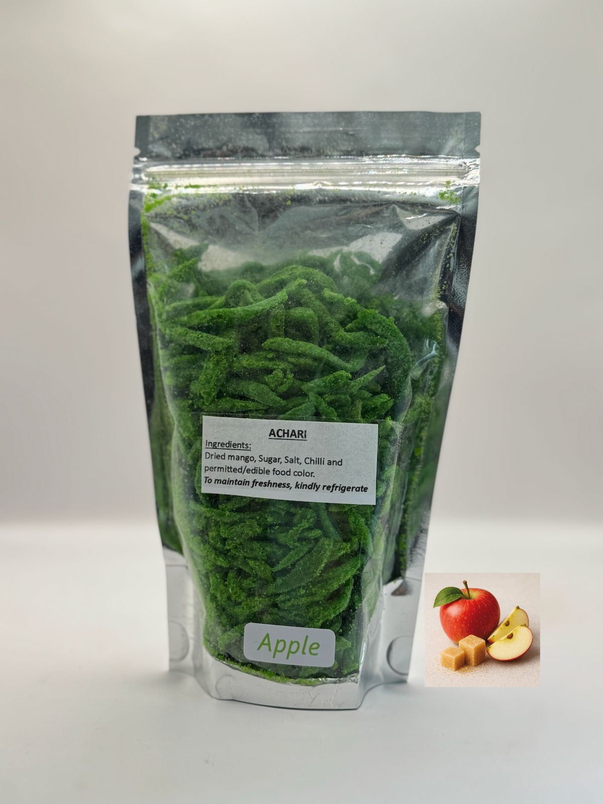 Green Apple flavoured Dried mango