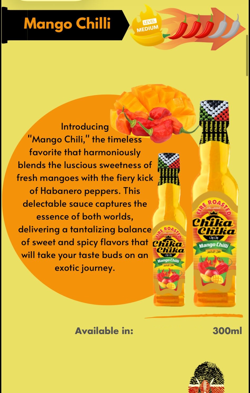Chika Chika - Mango Chilli Sauce - 300ml