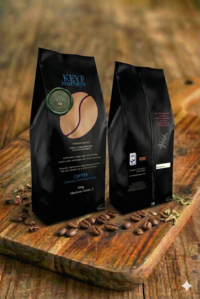 KEYF Journeys - Medium Roast Coffee - Grind - 500Grms