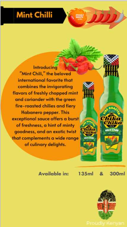 Chika Chika - Mint Chilli Sauce - 300ml