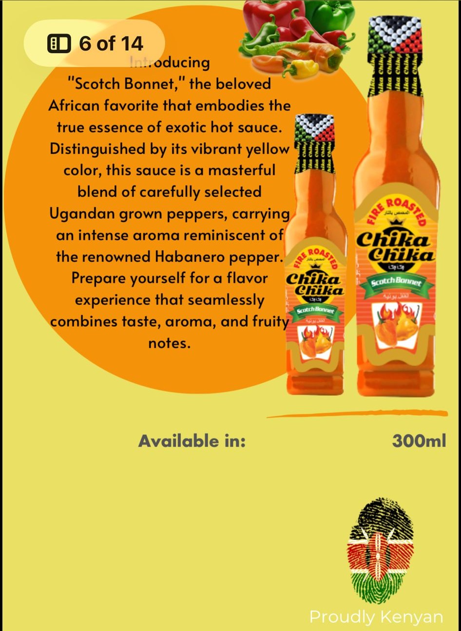 Chika Chika - Scotch Bonnet Sauce - 300ml