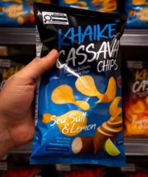 Cassava Chips - Sea Salt & Lemon.