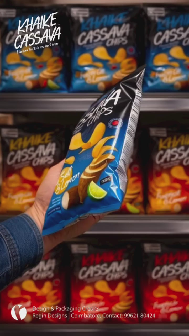 Cassava Chips - Sea Salt & Lemon.